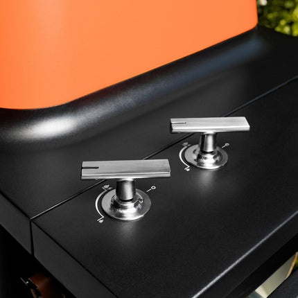 Everdure by Heston Blumenthal Force 2 Burner Gas Barbecue in Orange – view 5