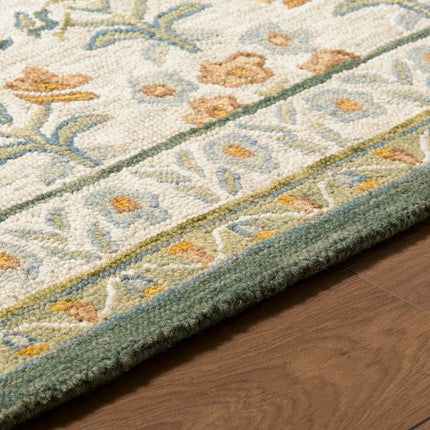 Livabliss Fairfax Green Wool Rug, In 2 Sizes – view 7