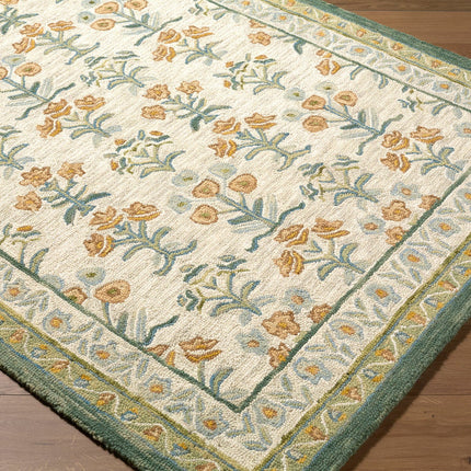 Livabliss Fairfax Green Wool Rug, In 2 Sizes – view 6