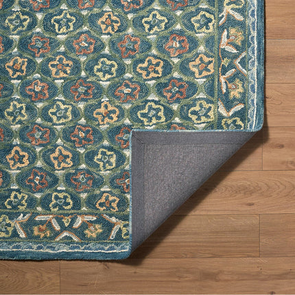 Livabliss Fairfax Blue Wool Rug, in 2 Sizes – view 4