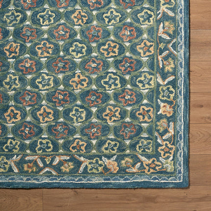 Livabliss Fairfax Blue Wool Rug, in 2 Sizes – view 3