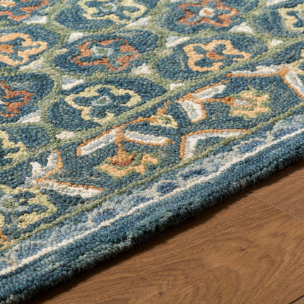 Livabliss Fairfax Blue Wool Rug, in 2 Sizes – view 7