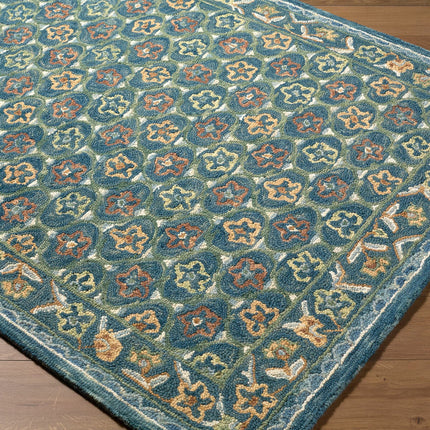 Livabliss Fairfax Blue Wool Rug, in 2 Sizes – view 6