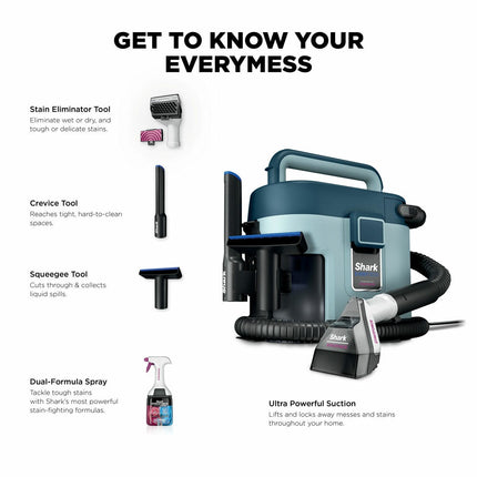 Shark VX110UK EveryMess Portable 3-in-1 Stain Eliminator, Wet & Dry Vacuum – view 3
