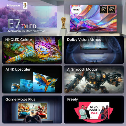 Hisense 85E7STUK 85 Inch QLED HD Smart TV