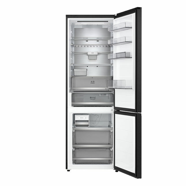 LG Fit & Max, GBBW726AEV Fridge Freezer, A Rated in Black – view 2