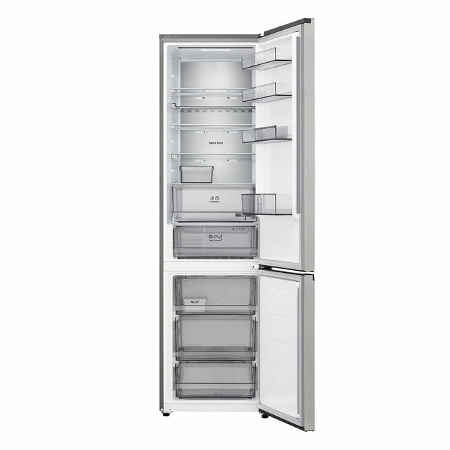 LG Fit & Max, GBBS524CPY Fridge Freezer, C Rated in Silver – view 2