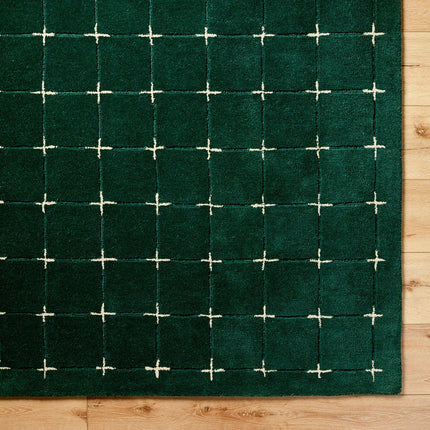 Livabliss Brook Green Wool Rug, In 2 Sizes – view 2