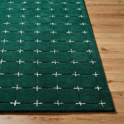 Livabliss Brook Green Wool Rug, In 2 Sizes – view 4
