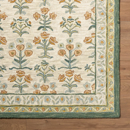 Livabliss Fairfax Green Wool Rug, In 2 Sizes – view 3