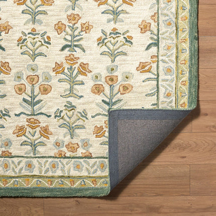 Livabliss Fairfax Green Wool Rug, In 2 Sizes – view 4