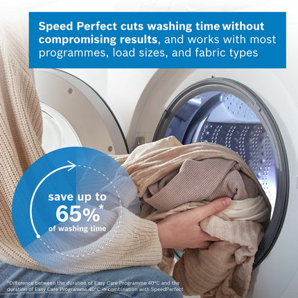 Bosch WGG254Z1GB Series 6, 10kg Washing Machine, A Rated in White – view 3