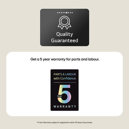 LG Series 2 W4X1095NNK, 9/5kg Washer Dryer, E Rated in Black – view 8
