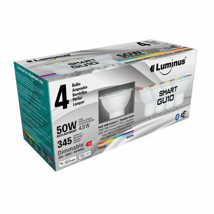 Luminus Smart GU10 LED Light Bulbs - 4 Pack – view 2