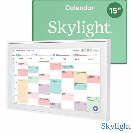 Skylight 15" Smart Digital Calendar with 6 month Subscription