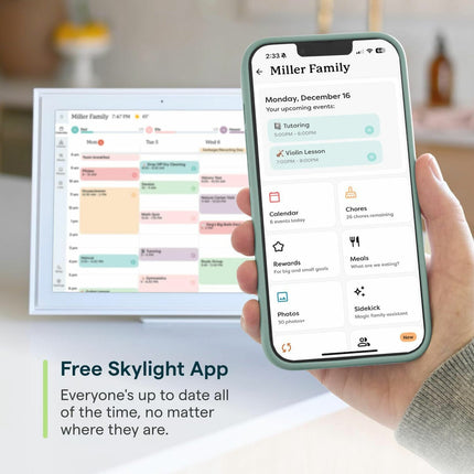 Skylight 15" Smart Digital Calendar with 6 month Subscription – view 5