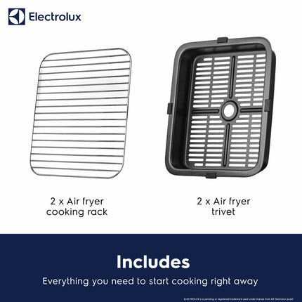 Electrolux SDA2980ELGRY Double Stacked 12L Air Fryer in Grey – view 6