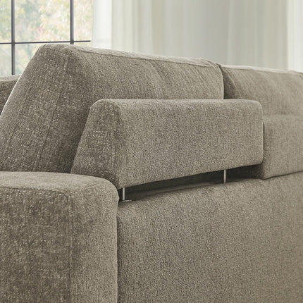 Aiden & Ivy Hawthorne Brown Fabric 4 Piece Corner Sofa – view 7
