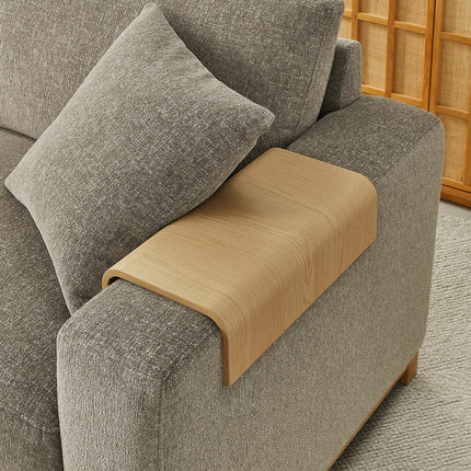 Aiden & Ivy Hawthorne Brown Fabric 4 Piece Corner Sofa – view 8