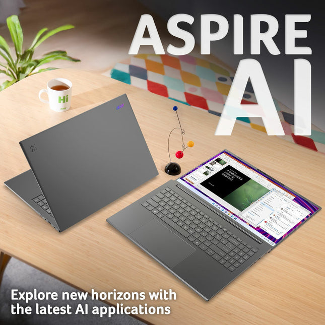 Acer Aspire, Copilot+ PC, AMD Ryzen AI 7, 16GB RAM, 512GB SSD, 16 Inch OLED Laptop, NX.JLLEK.00K – view 2