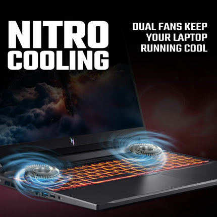 Acer Nitro V16 AI, AMD Ryzen 7, 16GB RAM, 512GB SSD, NVIDIA GeForce RTX 5070, 16 Inch Gaming Laptop, NH.QYYEK.008 – view 6
