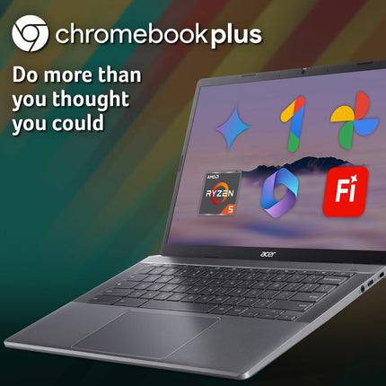 Acer Chromebook Plus, AMD Ryzen 5, 8GB RAM, 256GB SSD, 14 Inch Laptop, NX.KP4EK.00B – view 2