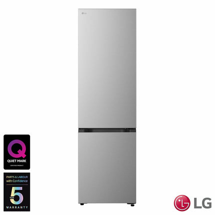 LG Fit & Max, GBBS524CPY Fridge Freezer, C Rated in Silver