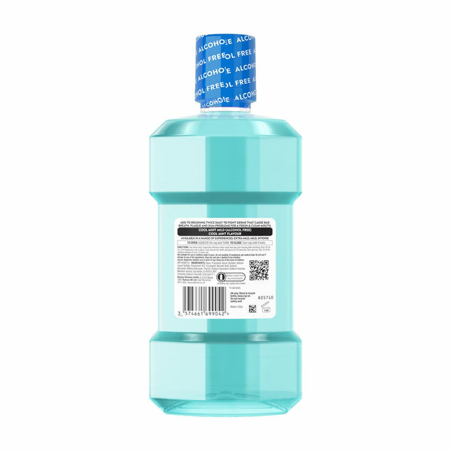 Listerine Cool Mint Milder Taste Mouthwash, 3 x 750ml – view 2