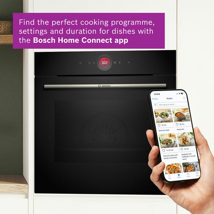 Bosch Series 8 HBG7741B1B Single Oven, A+ Rated in Black – view 7