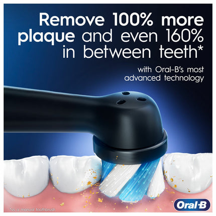 Oral-B iO Series 5 Electric Toothbrush in Matt Black & Quite White – view 2