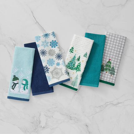 Lenox Holiday Kitchen Towels 6 Pack, In 3 Designs – view 3