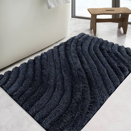 Safdie Tufted Wave Bath Mat In 3 Colours, 56 x 91 cm – view 3