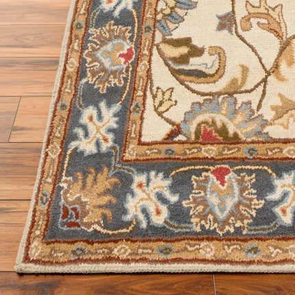Livabliss Caeser Cream Wool Rug, in 3 Sizes – view 3