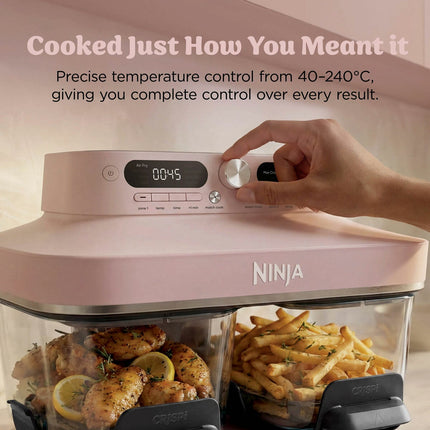 Ninja CRISPi DualZone 8-Function Glass Air fryer in 2 Colours – view 3