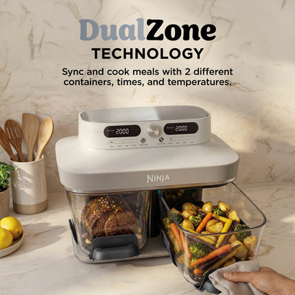 Ninja CRISPi DualZone 8-Function Glass Air fryer in 2 Colours – view 4