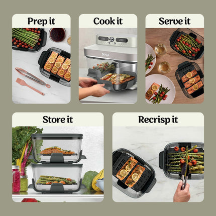 Ninja CRISPi DualZone 8-Function Glass Air fryer in 2 Colours – view 5