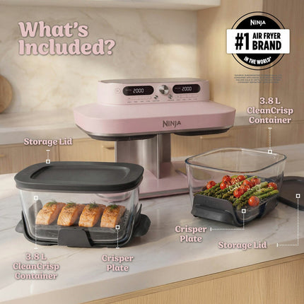Ninja CRISPi DualZone 8-Function Glass Air fryer in 2 Colours – view 7