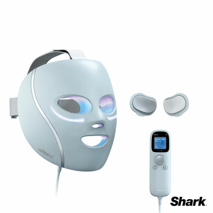 Shark FW312UK CryoGlow Under-Eye Cooling & LED Anti-Ageing & Blemish Repair Mask in Blue Frost