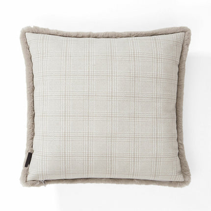 Mon Chateau Tweed Faux Fur Cushion In 3 Designs, 50 x 50 cm – view 7