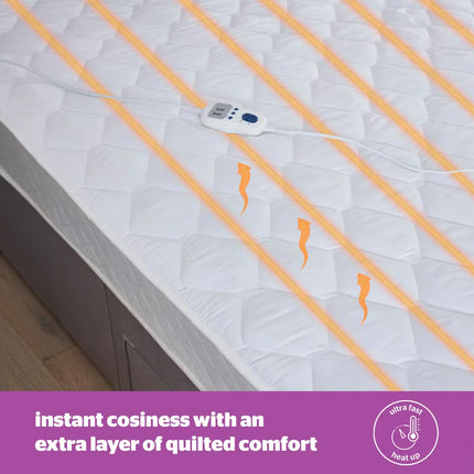 Silentnight Deep Sleep Ultimate Heated Quilted Topper in 3 Sizes