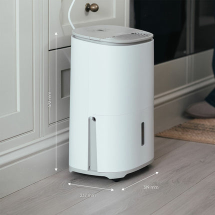 MeacoDry Arete One 12L Dehumidifier & Air Purifier in Warm Pebble – view 7