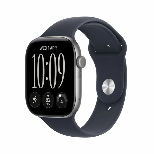 Apple Watch Series 12 GPS, 46mm Aluminium Case with Sport Band - M/L