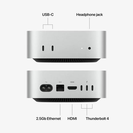 Apple Mac mini, M6 Chip, 24GB RAM, 512GB SSD, MHQM4B/A