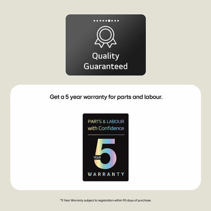 LG Series 2, W4X1095NWK 9/5kg Washer Dryer, E Rated in White – view 7