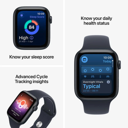 Apple Watch SE 3 GPS, 44mm Aluminium Case with Sport Band S/M