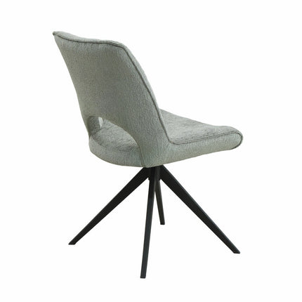Jordan Ceramic Extending Dining Table + 6 Grey Chairs, Seats 6-8 – view 7