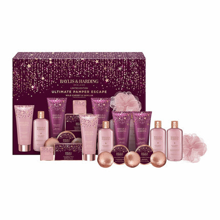 Baylis & Harding Ultimate Pamper Gift Set, Wild Cherry and Vanilla – view 2