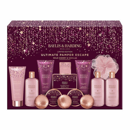 Baylis & Harding Ultimate Pamper Gift Set, Wild Cherry and Vanilla