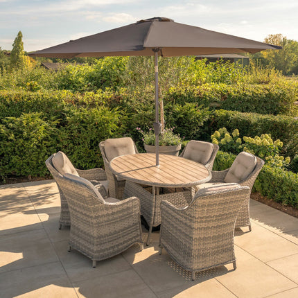 Kettler Lomond 6 Piece Wicker Dining Set – view 6
