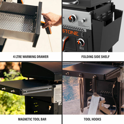 Blackstone 28" Griddle Gas Barbecue with Airfyer – view 5